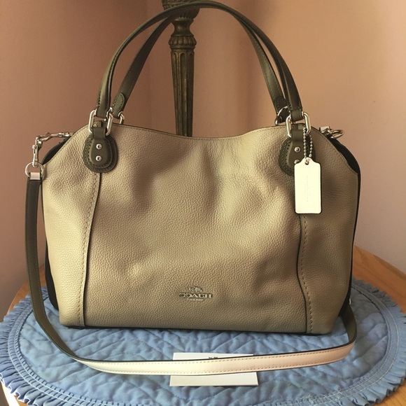 ❌SOLD❌ Coach Colorblock Edie 28 with Snakeskin - Picture 15 of 16